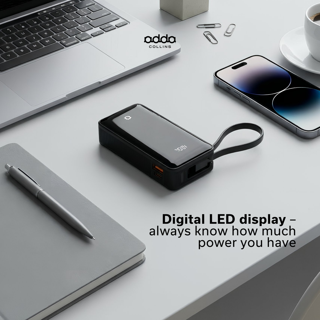 Powerbank 10000mAh — LED display