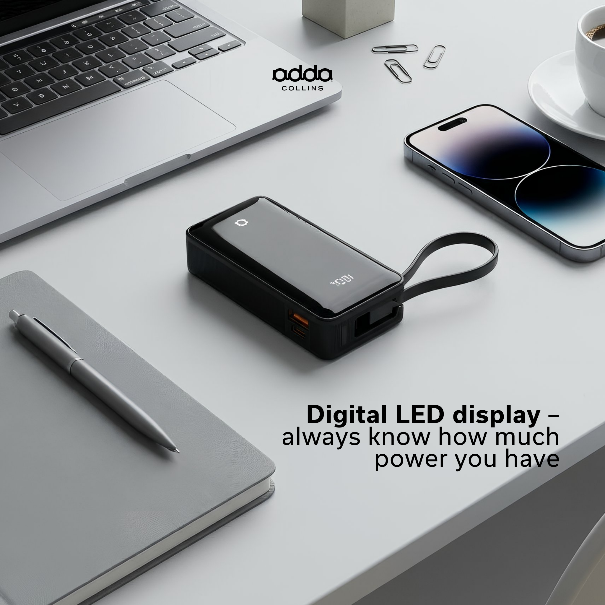 Powerbank 10000mAh — LED display