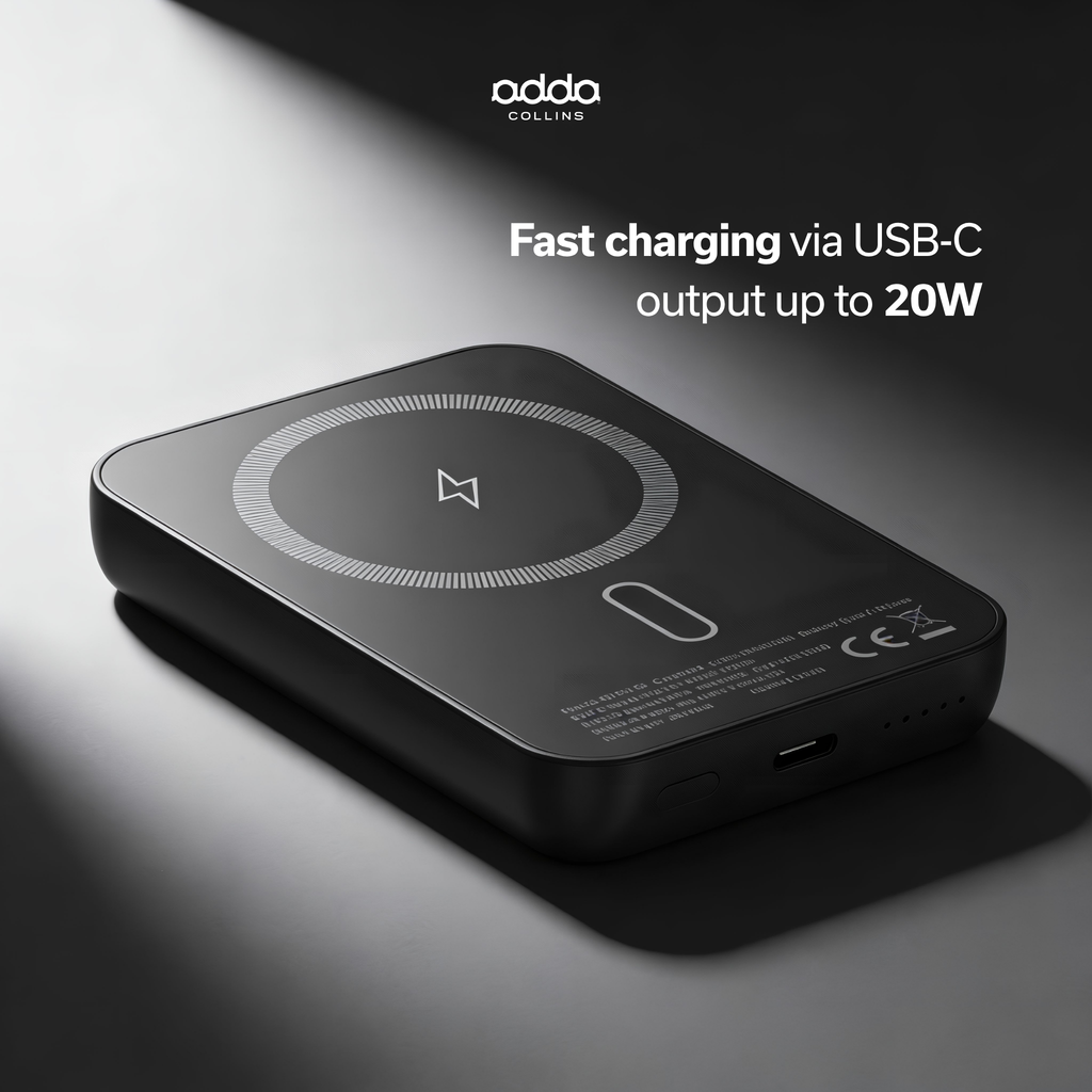 Powerbank 5000mAh — magnetic