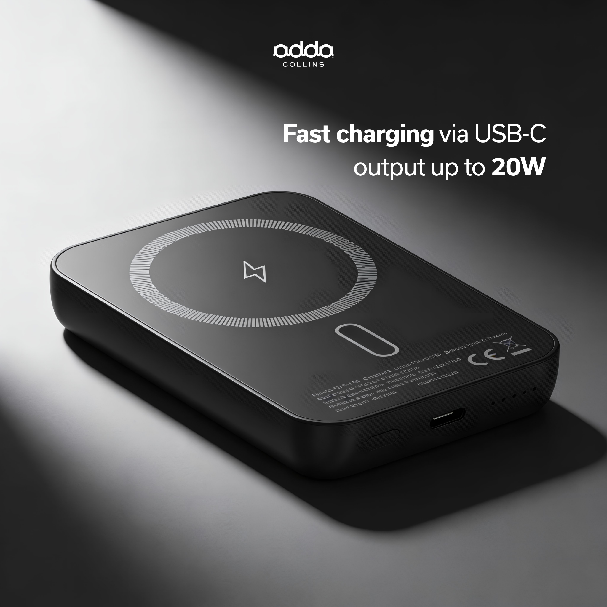 Powerbank 5000mAh — magnetic