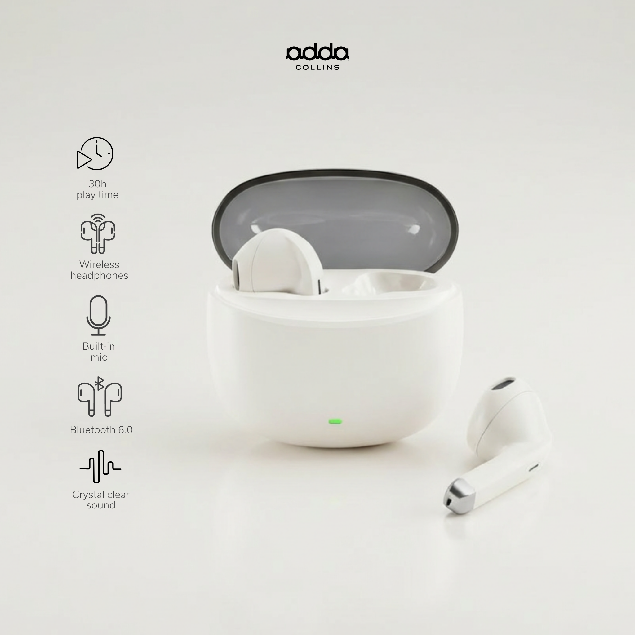 Sparkle 2.0 wireless headphones — champagne