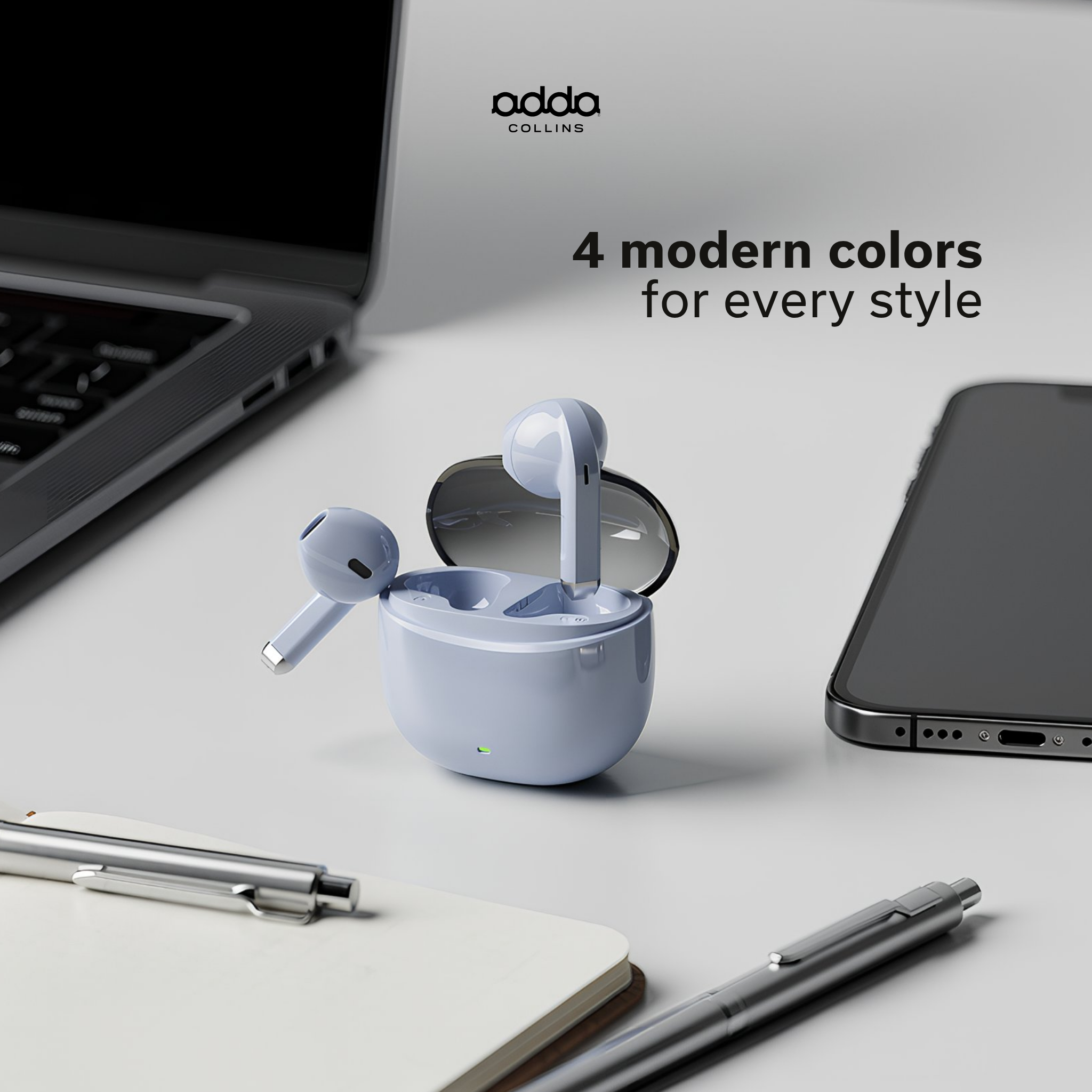 Sparkle 2.0 wireless headphones — blue