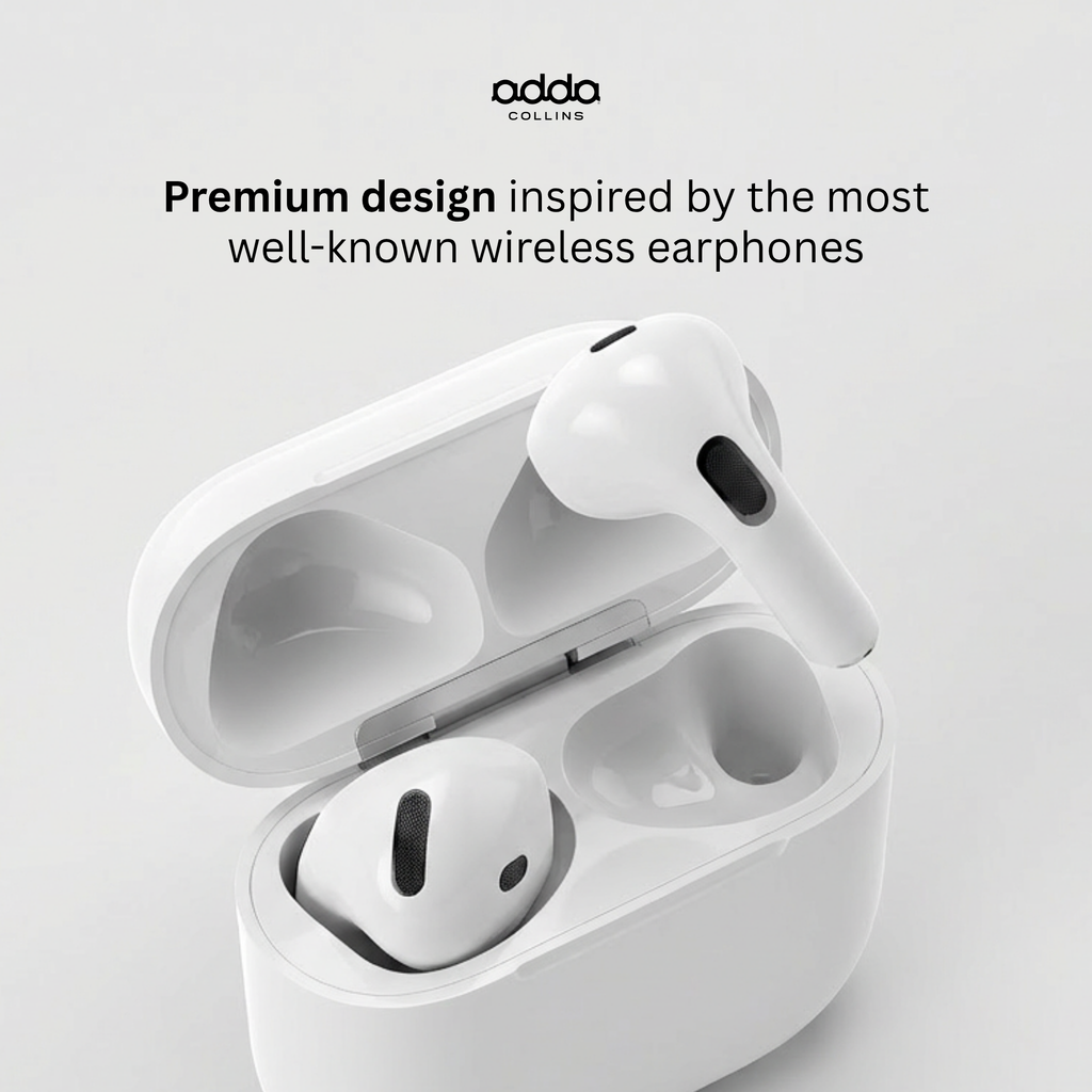 AdPods wireless headphones — white