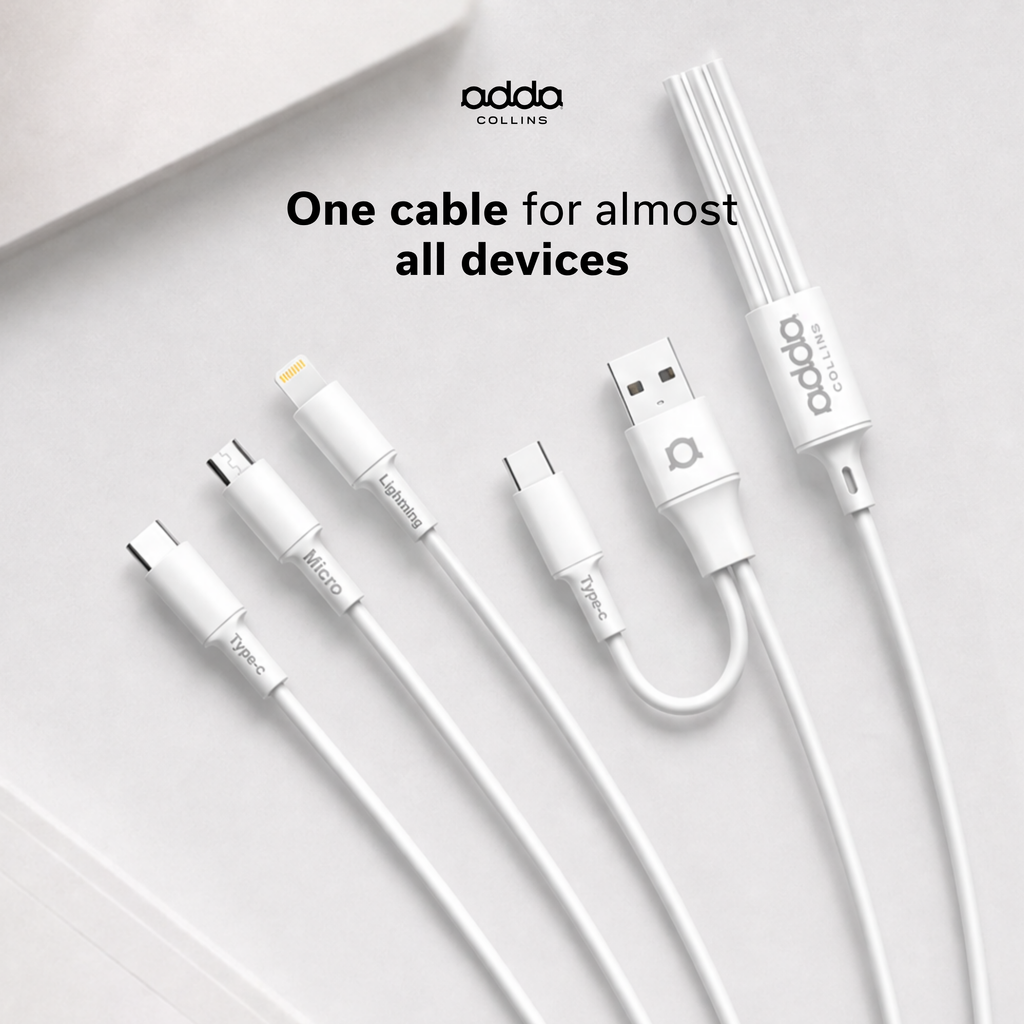 3-in-2 multi-charge cable