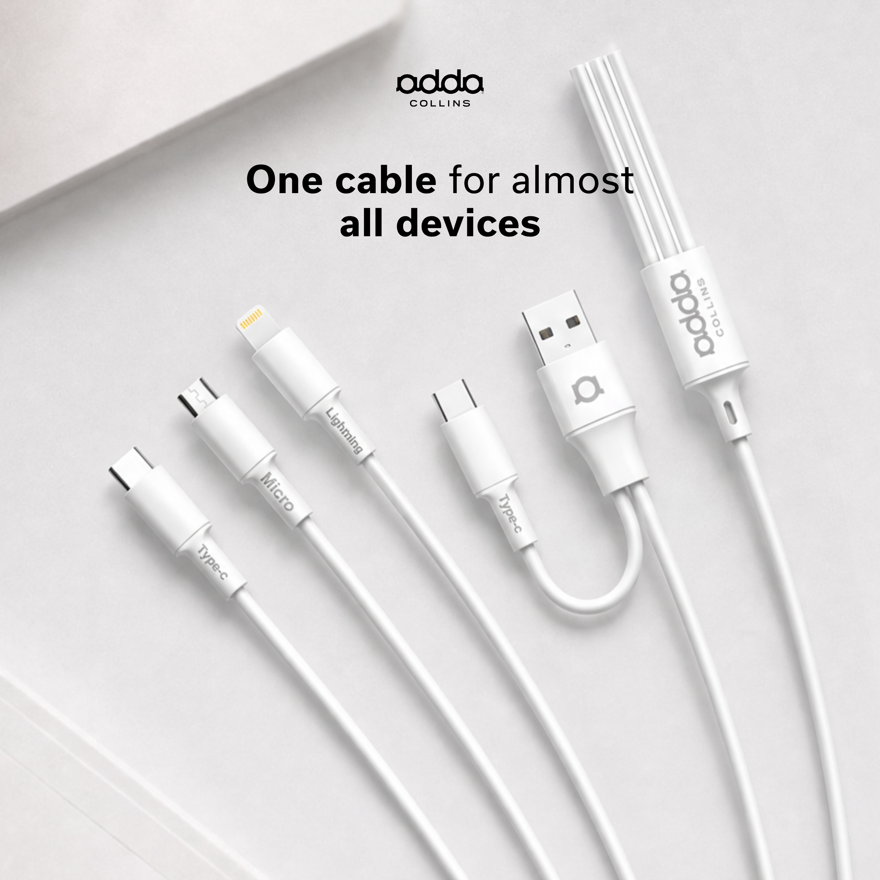 3-in-2 multi-charge cable