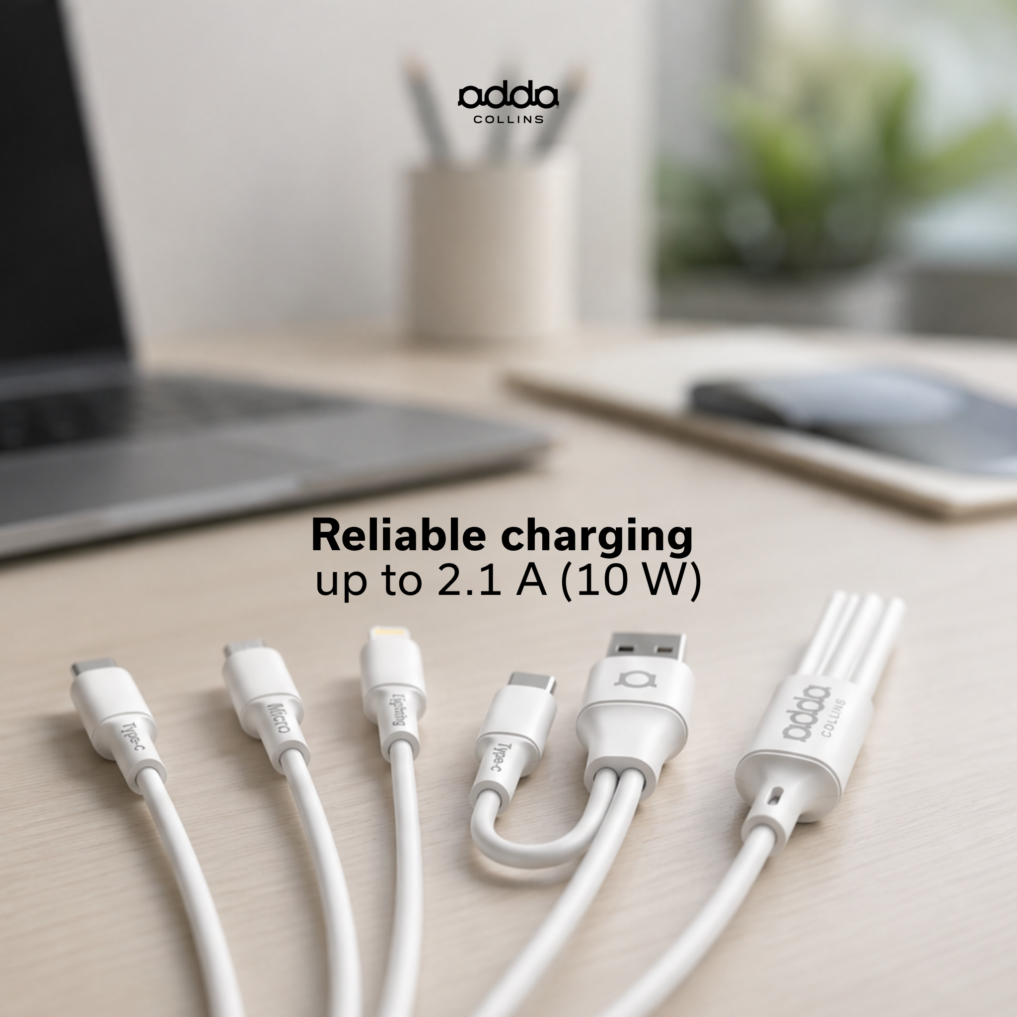 3-in-2 multi-charge cable