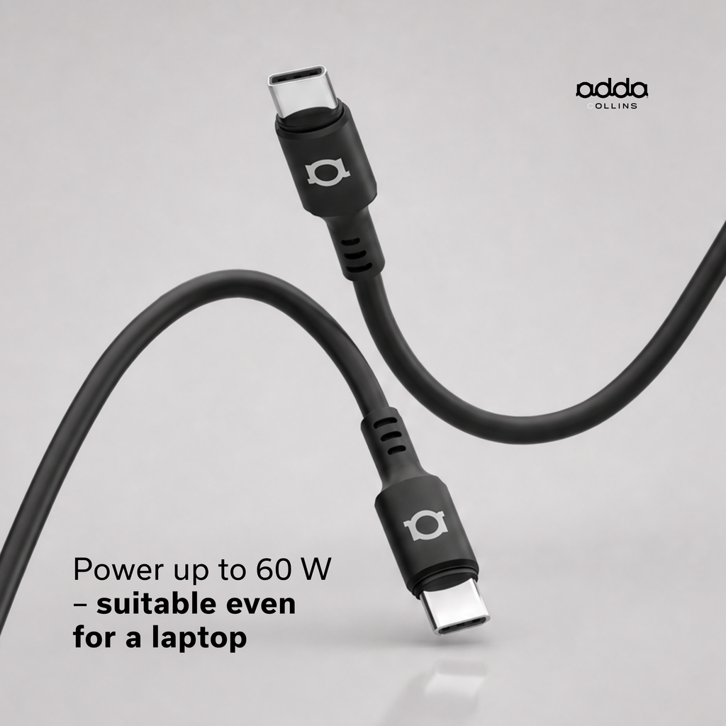 USB-C cable — 60W, black