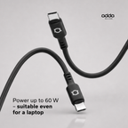 USB-C cable — 60W, black