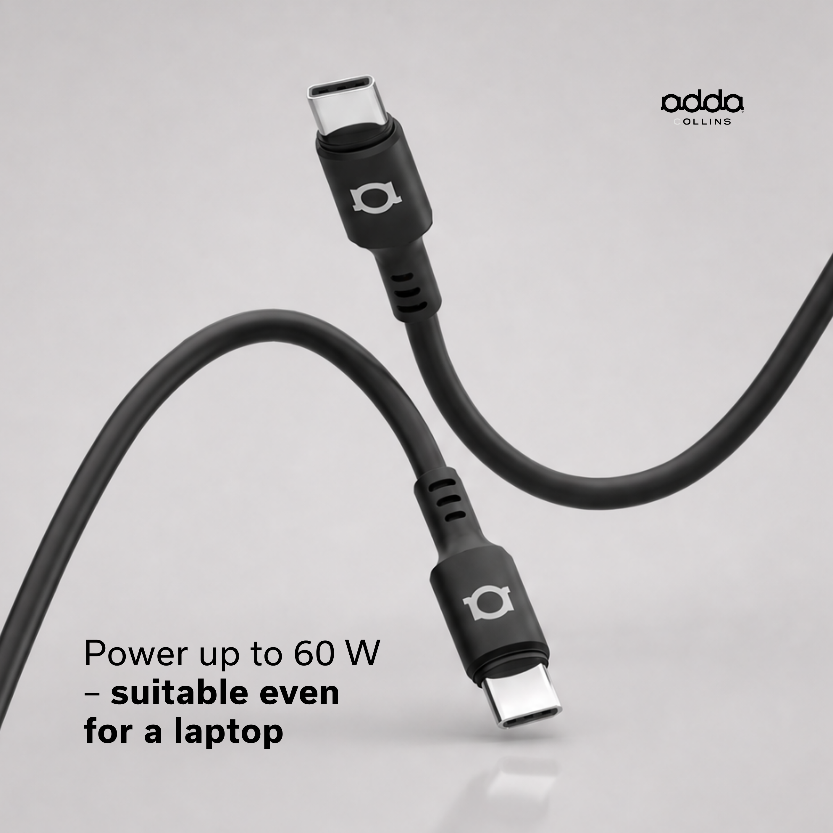 USB-C cable — 60W, black