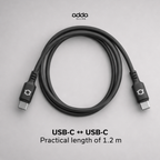 USB-C cable — 60W, black