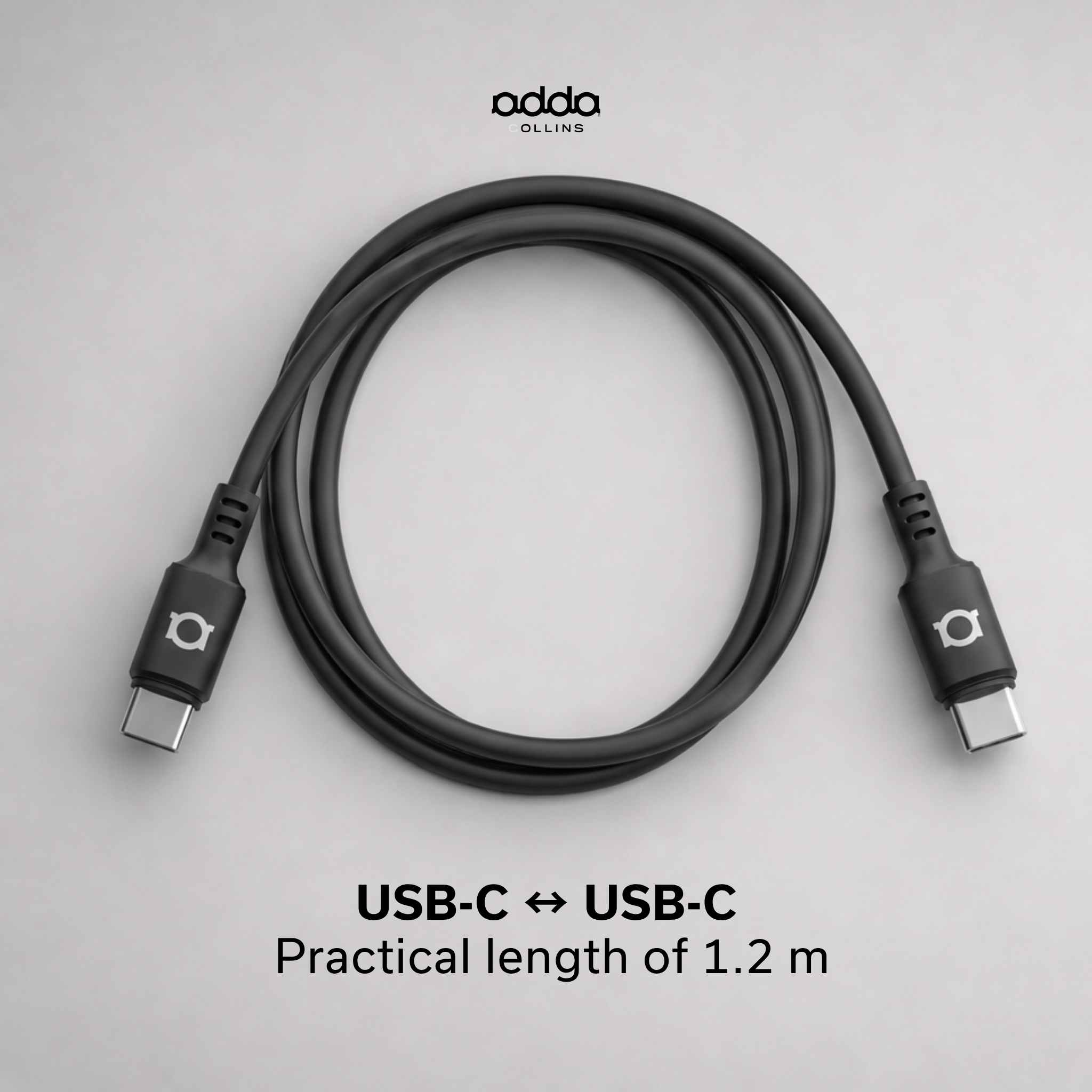 USB-C cable — 60W, black