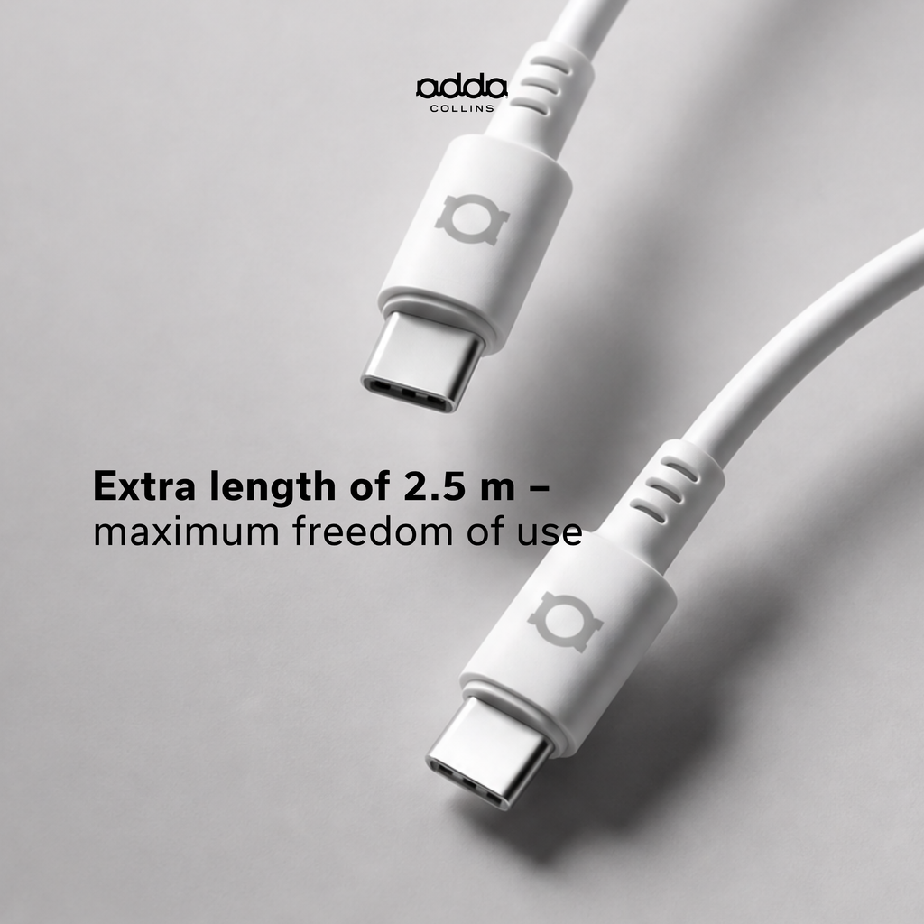 USB-C cable — 60W, 2.5m