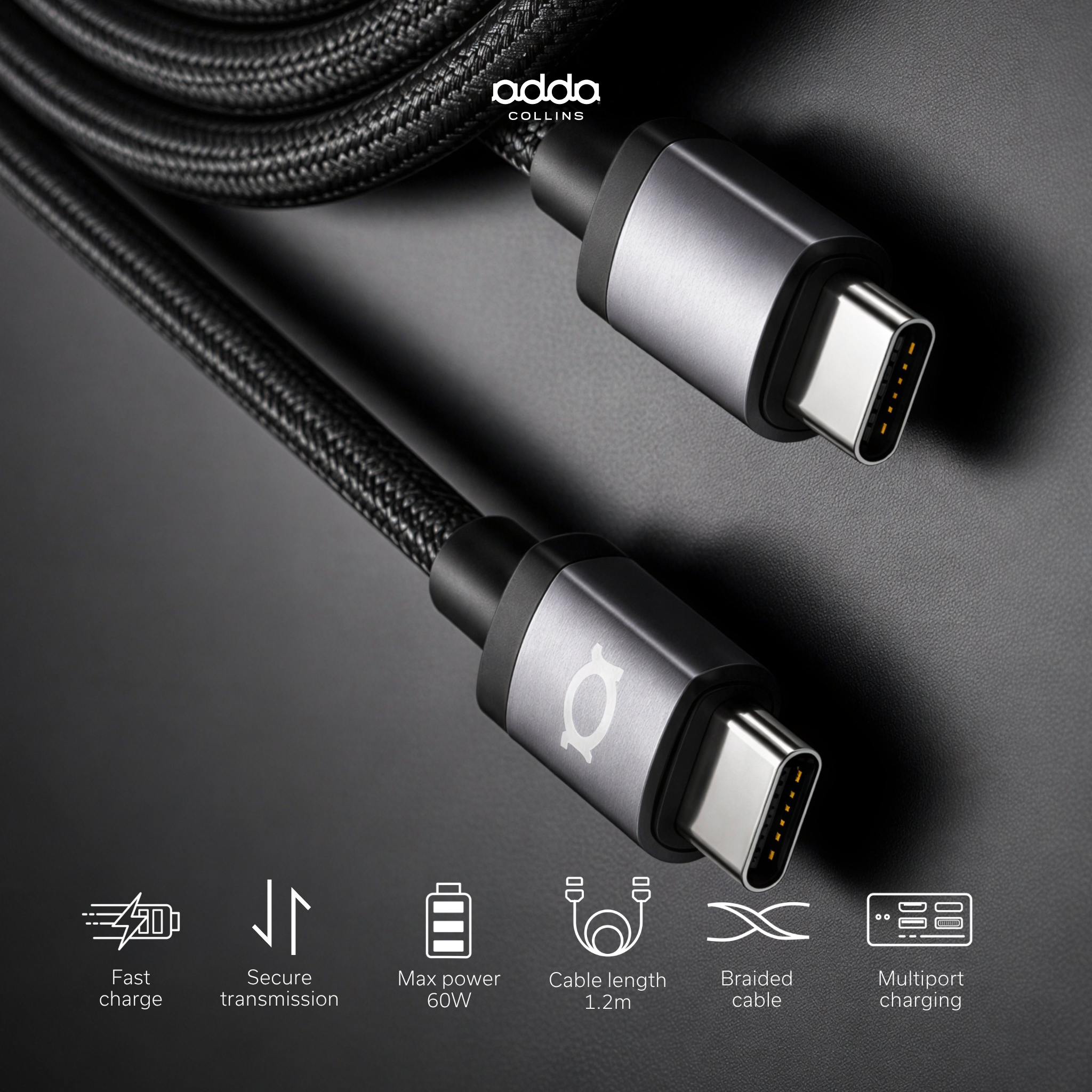 USB-C 60W, Gun Metal