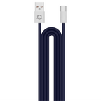 Braided USB-A to USB-C cable — Midnight Blue