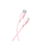USB-A to USB-C cable — pink