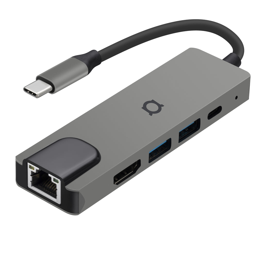 5-in-1 USB-C hub — Ethernet