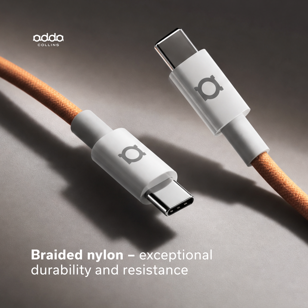 USB-C to USB-C cable - Cosmic orange
