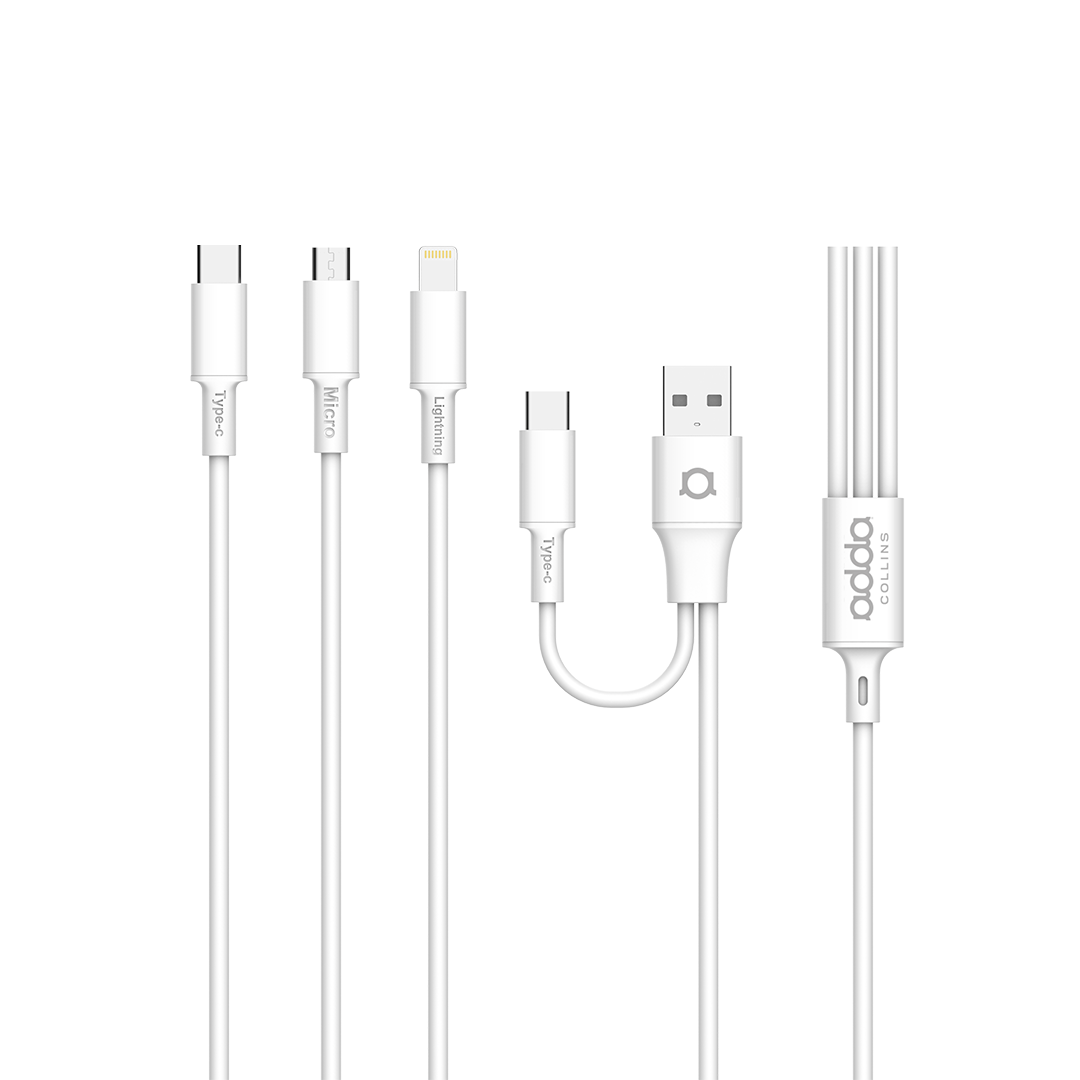 3-in-2 multi-charge cable