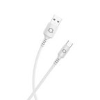 USB-A to USB-C cable — white