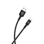 USB-A to USB-C cable — 2.5m, black